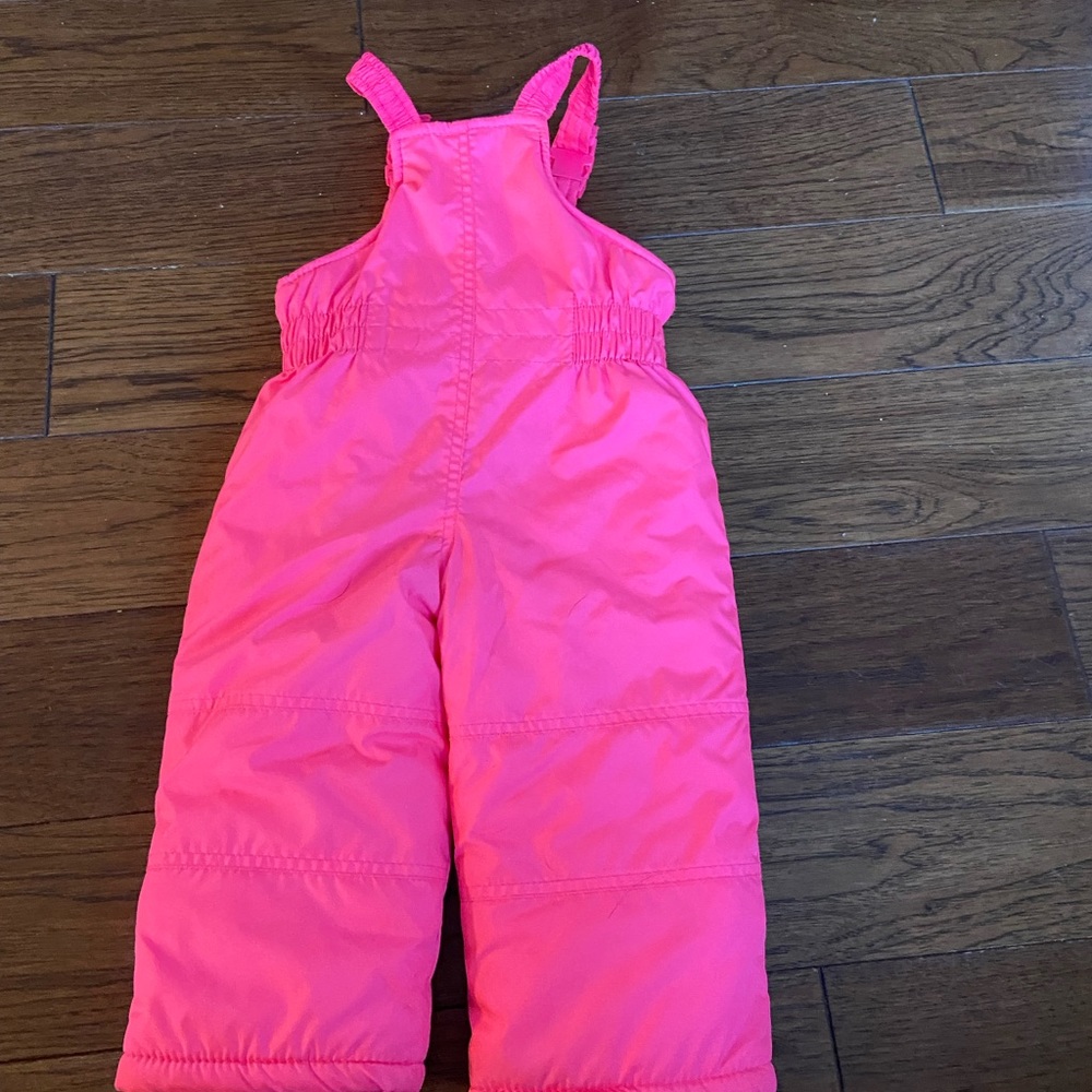 18 month hot pink girls snow pants - Picture 2 of 3